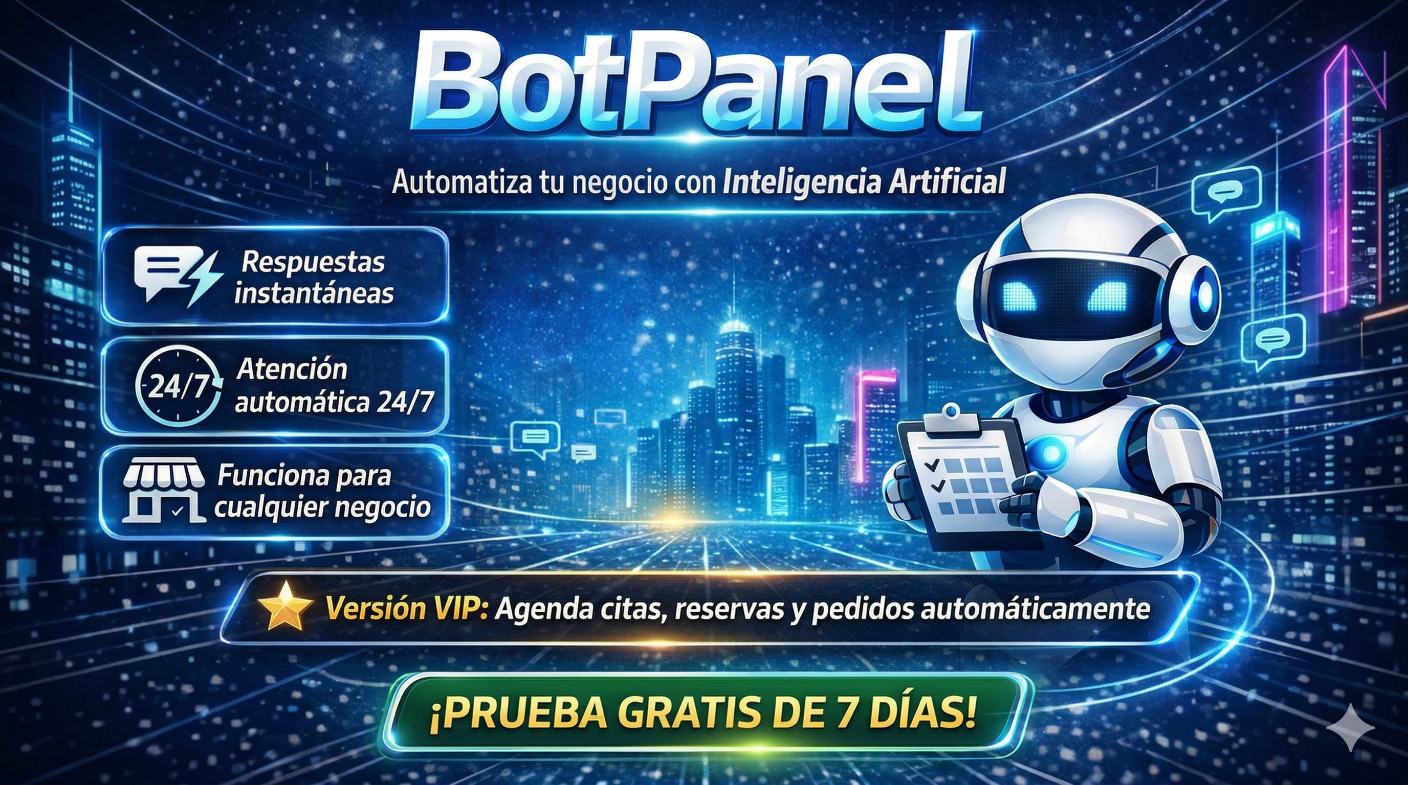 BotPanel Pro Interface